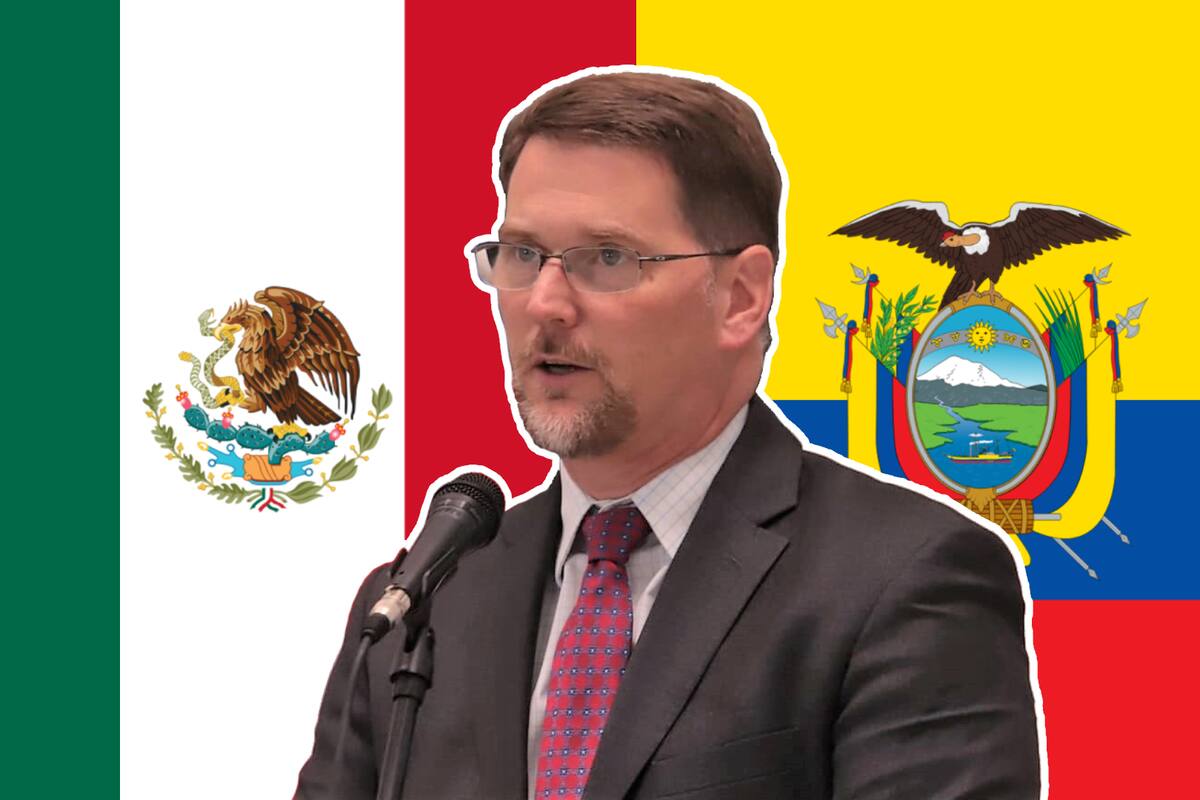 Oficial de EU: Crisis México-Ecuador solo beneficia a criminales