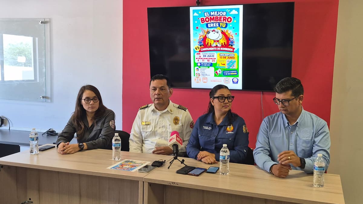 El Campamento de Verano “El Mejor Bombero Eres Tú” inicia inscripciones el 13 de junio en Hermosillo