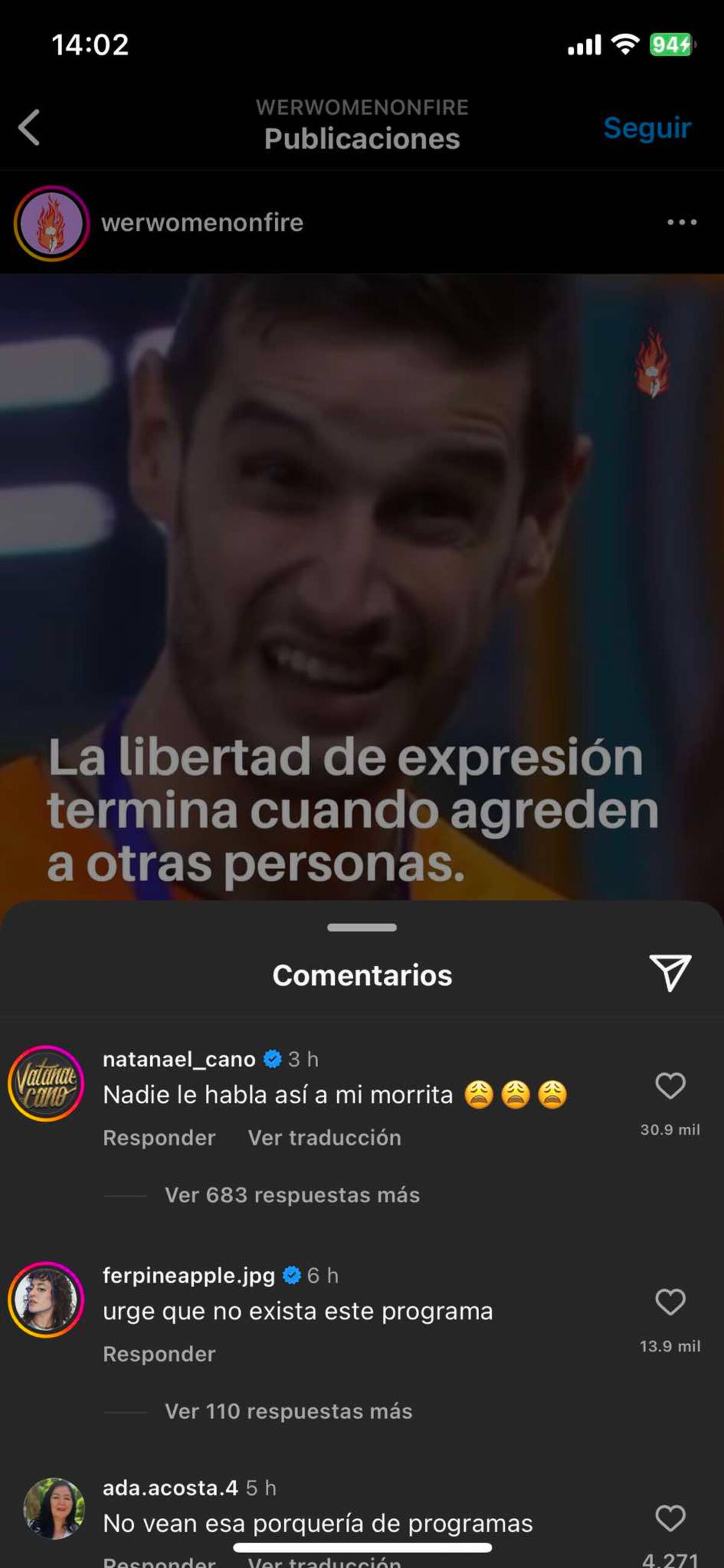 Natanael Cano defiende a Gala Montes.