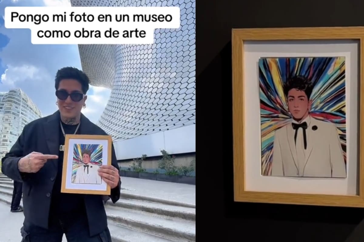 Un influencer coloca una foto suya en el Museo Soumaya sin que nadie se diera cuenta