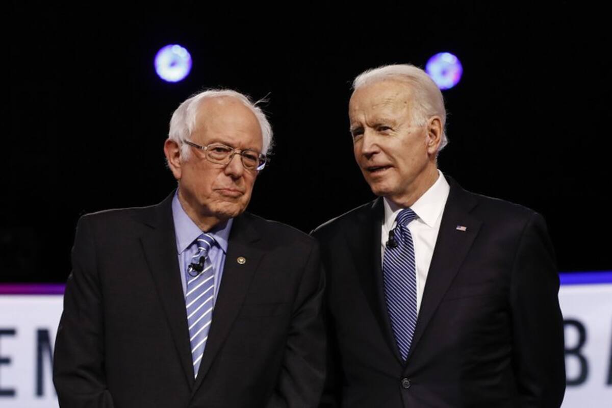 Biden y Sanders protagonizarán su primer debate electoral en EU