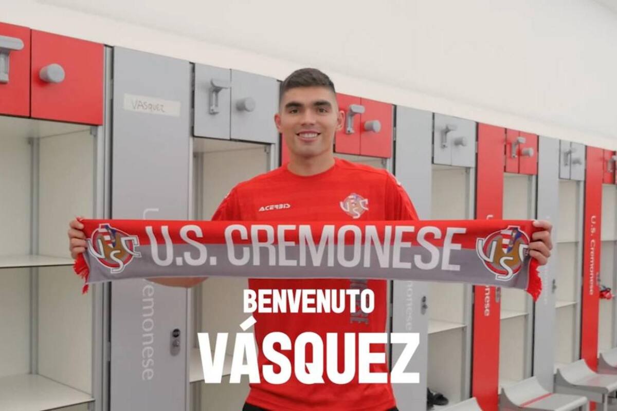 Cremonese anuncia de forma oficial a Johan Vásquez como su nuevo jugador