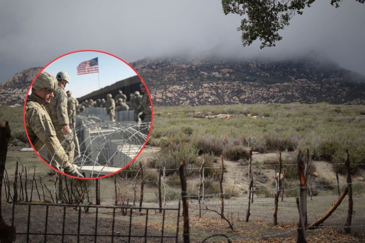 Obras del muro fronterizo generan explosiones y alertan por daños al cerro sagrado kumiai Cuchumá en la frontera entre México y Estados Unidos