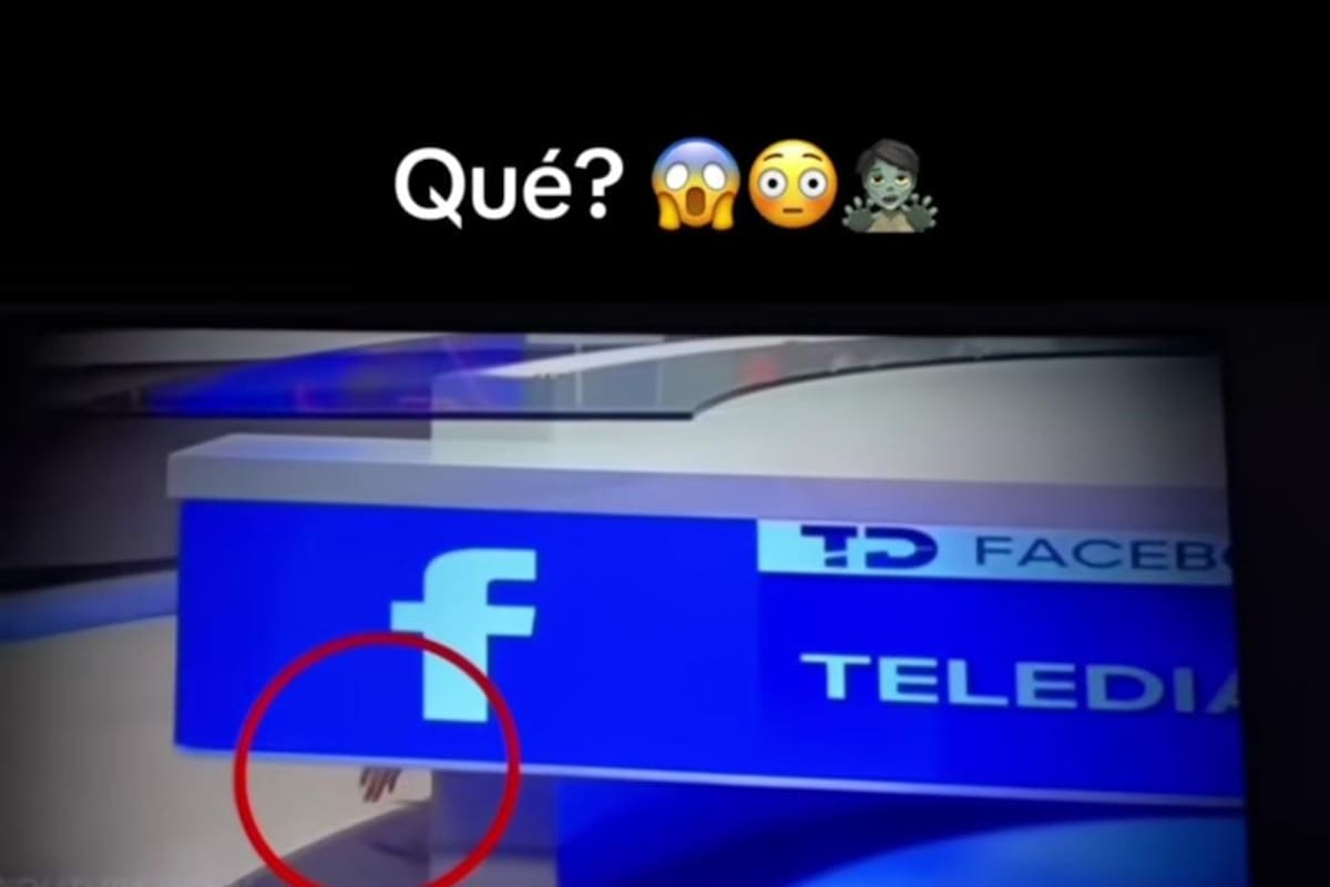 VIDEO: Captan mano ‘fantasma’ en noticiero: Usuarios desatan teorías paranormales