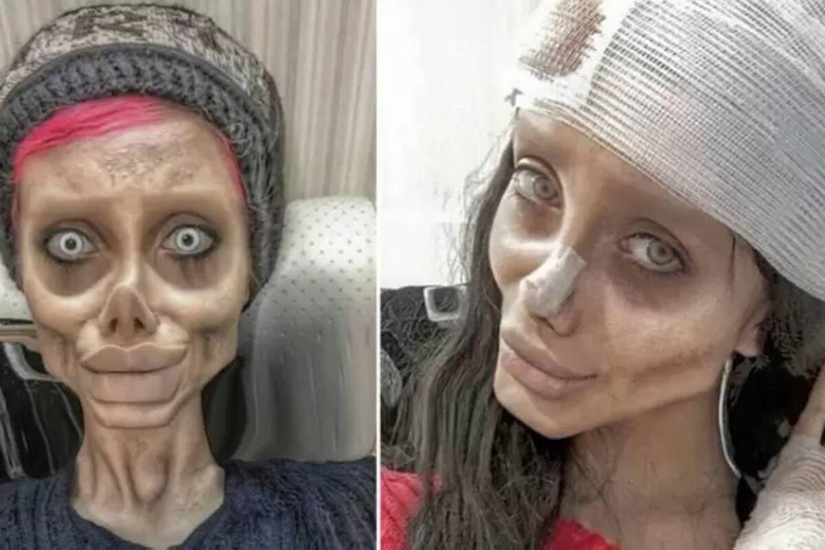 Reportan que "zombie Angelina Jolie" está hospitalizada por COVID-19 en Irán