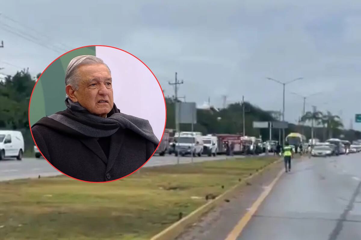 AMLO brindará apoyo a familiares de los 5 argentinos y un mexicano fallecidos en accidente carretero en Quintana Roo