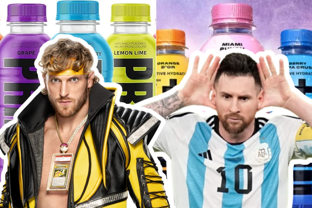 Messi vs Logan Paul, una batalla de ¿bebidas energéticas?