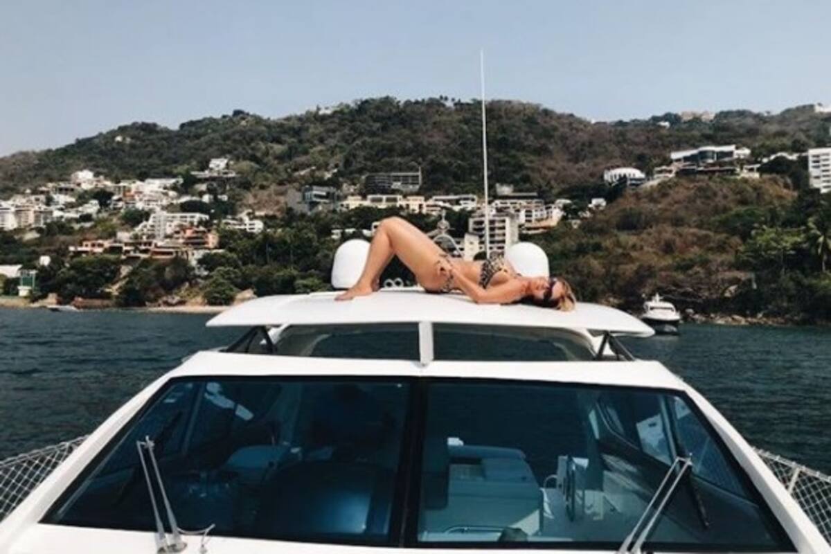 FOTOS: Rocío Sánchez Azuara impacta en en diminuto bikini de leopardo