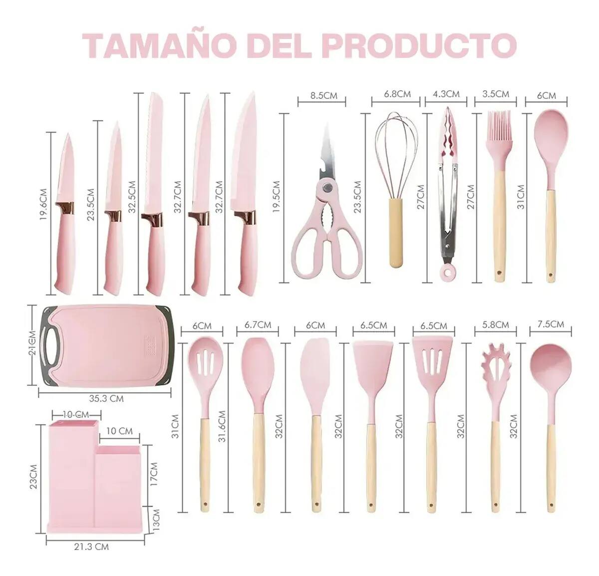 Set de cocina Ecovida de 19 piezas| Mercado Libre