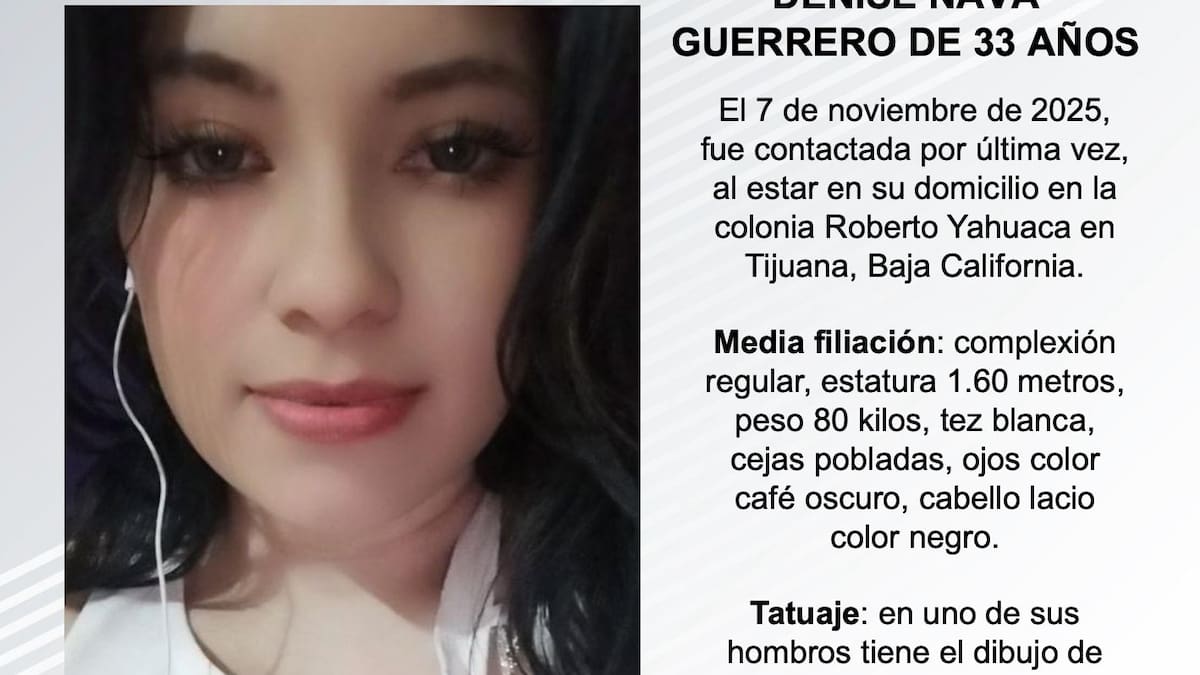 Se busca a Denise Nava Guerrero de 33 años