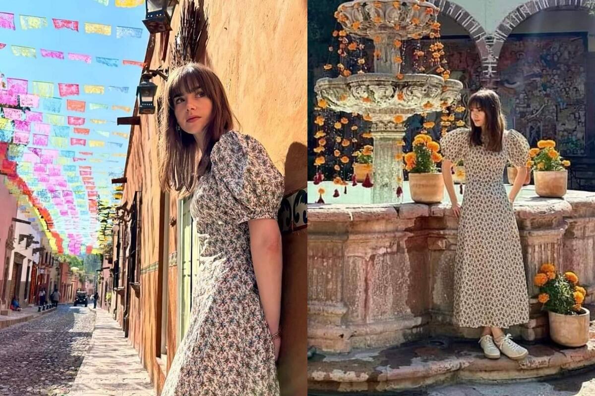 "Emily en México": Lily Collins disfruta del Día de Muertos en San Miguel de Allende