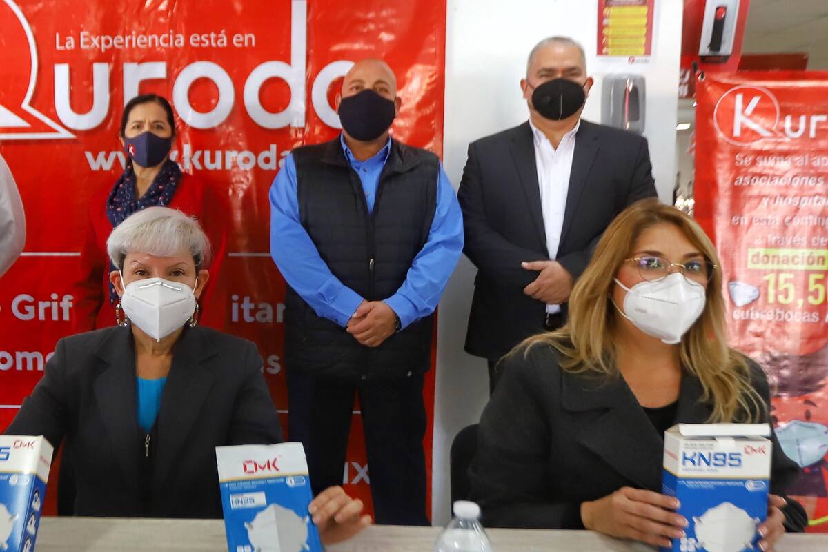 Kuroda anima a sector salud con donativo