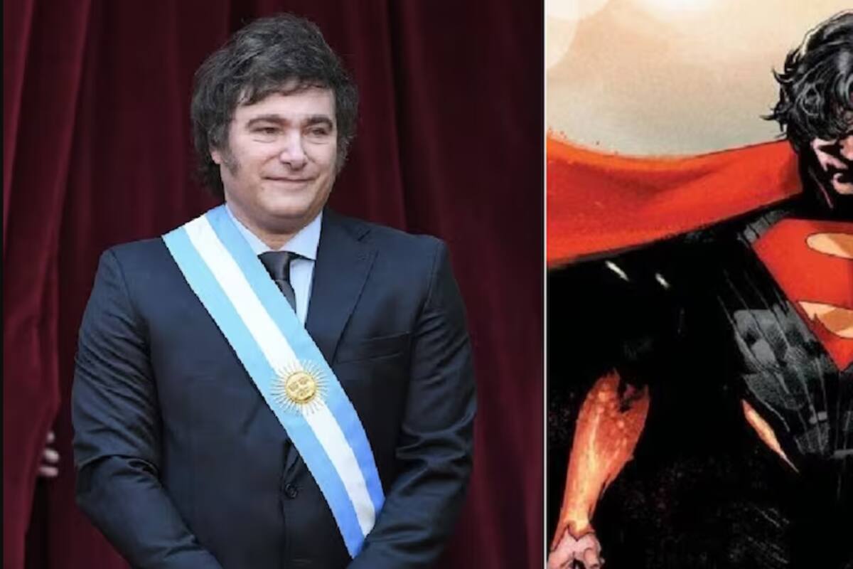 Javier Milei se compara con Superman en X; guionista del cómic se burla
