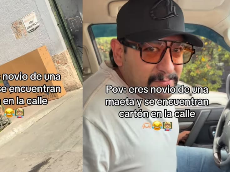 “Este es el tesoro más grande de los maestros”: joven convence a su novio de levantar una caja de televisión de la calle por ser “maeta”