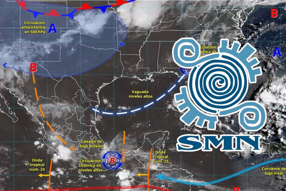 Monzón mexicano dejará lluvias intensas en Oaxaca, tormentas en 11 estados y temperaturas de hasta 45 °C este jueves