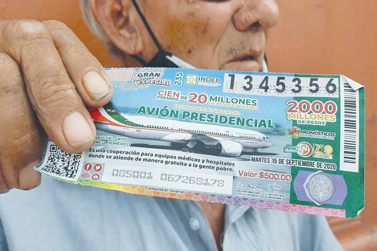 ¿Dónde quedaron los cachitos ganadores de la rifa del avión?