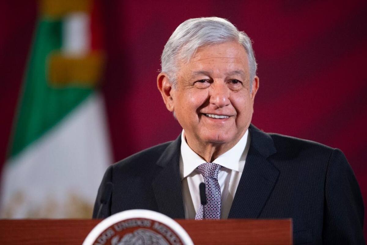 Conferencia de AMLO desde Palacio Nacional