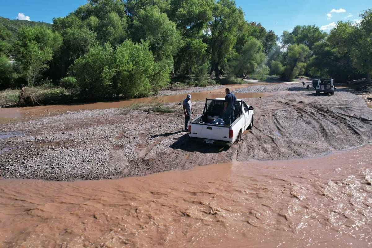 Magdalena sufre inundaciones tras desbordamiento de río y arroyos