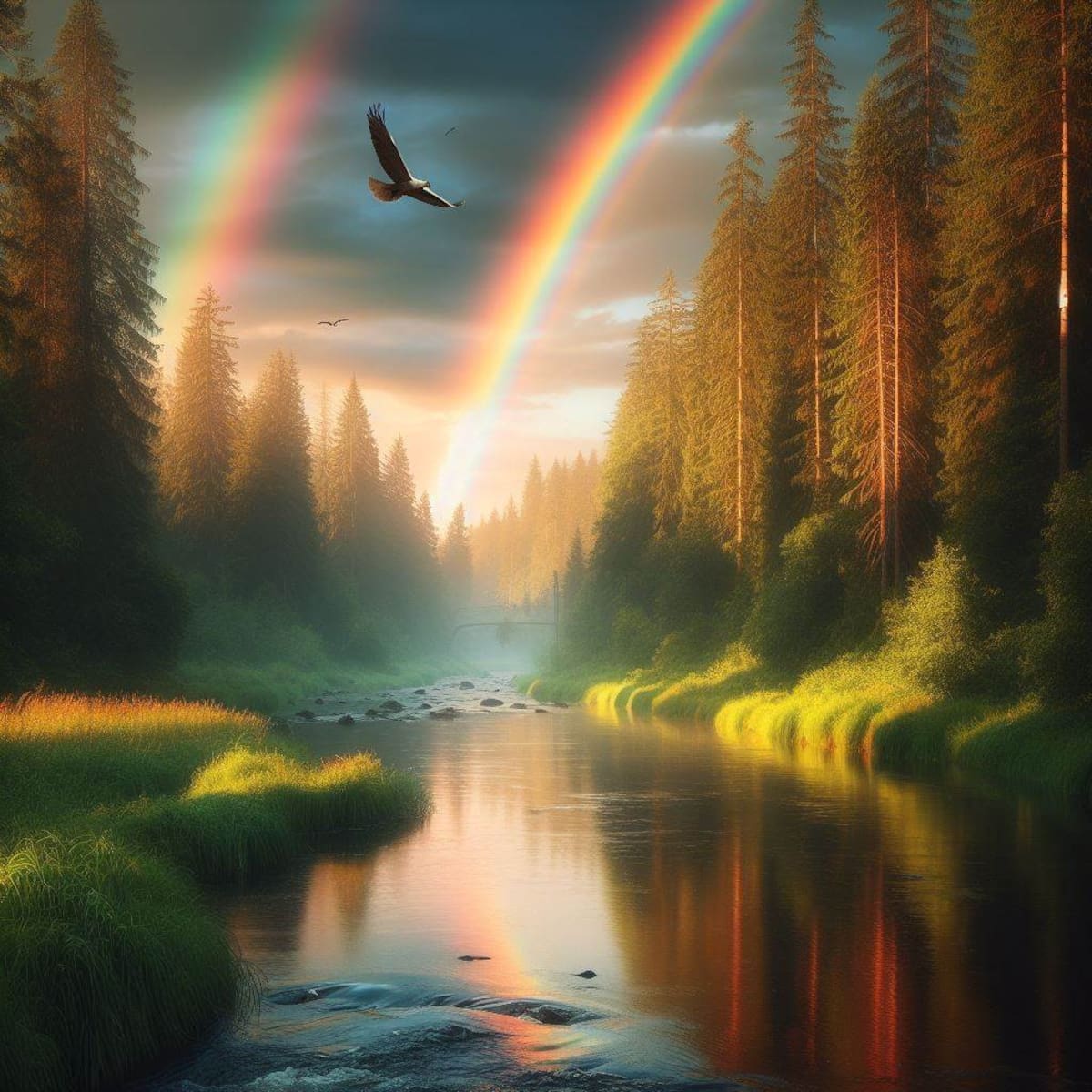 ¿Sabías que los arcoíris son en realidad círculos completos? Desde el suelo, solo podemos ver la parte superior de un arcoíris debido a la perspectiva. Desde un avión o una montaña alta, es posible ver un arcoíris completo, formando un círculo alrededor del punto antisolar, que es el punto en el cielo directamente opuesto al sol. Sin embargo, este fenómeno es bastante raro de presenciar.