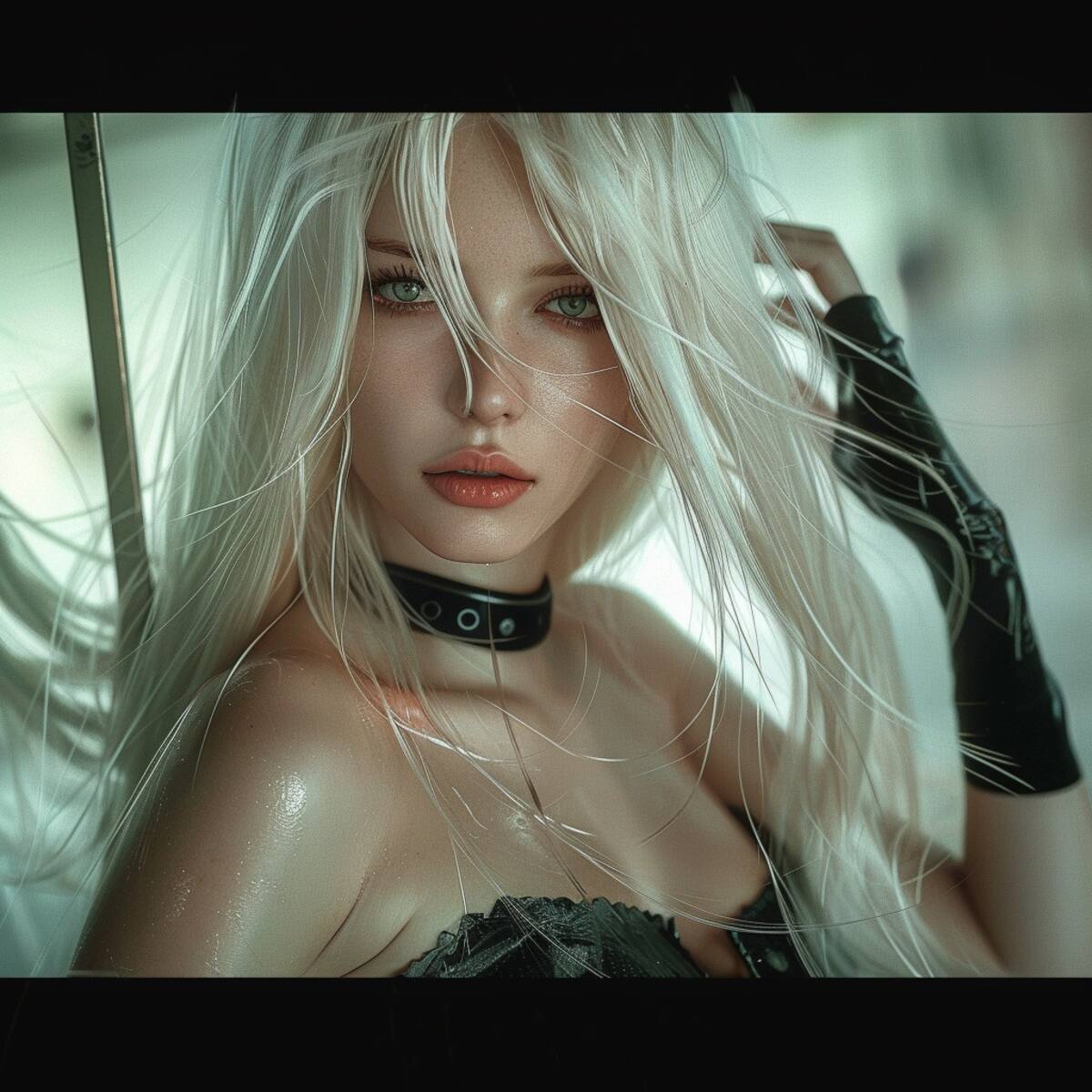 ¿Cómo sería la Androide 2A de Nier: Autómata si fuera humana? La Inteligencia Artificial de Midjourney nos lo muestra.
