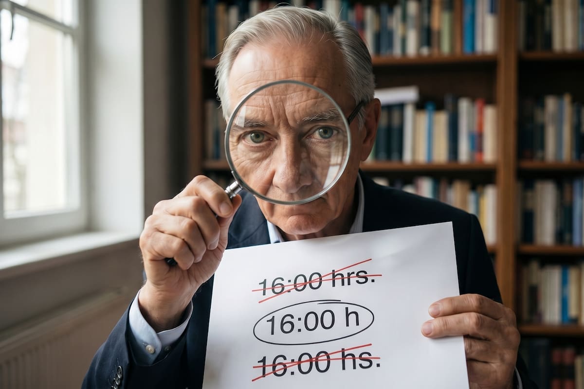 La RAE aclara cómo se escribe correctamente la abreviatura de “horas” y advierte que “hrs.” y “hs.” no son válidas