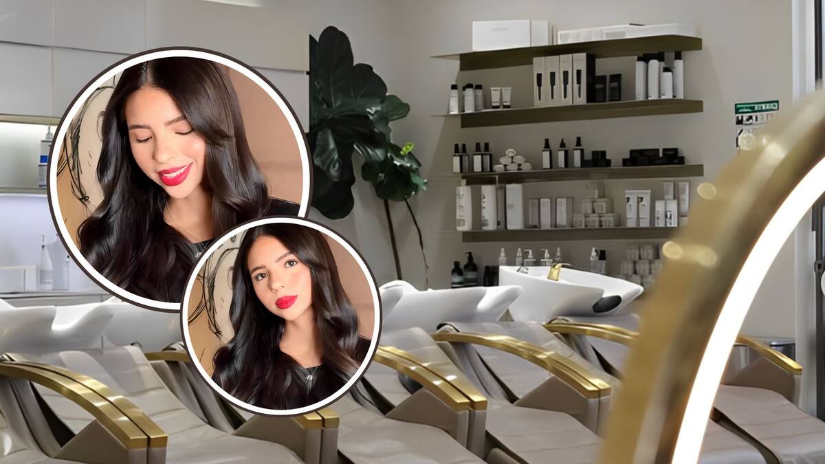 El exclusivo salón donde Ángela Aguilar renovó su imagen | Foto: Especial