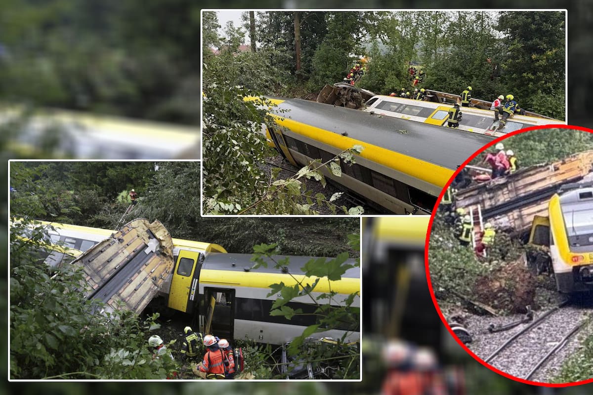 Tren con más de 100 pasajeros se sale del carril en Alemania; reportan al menos tres muertos