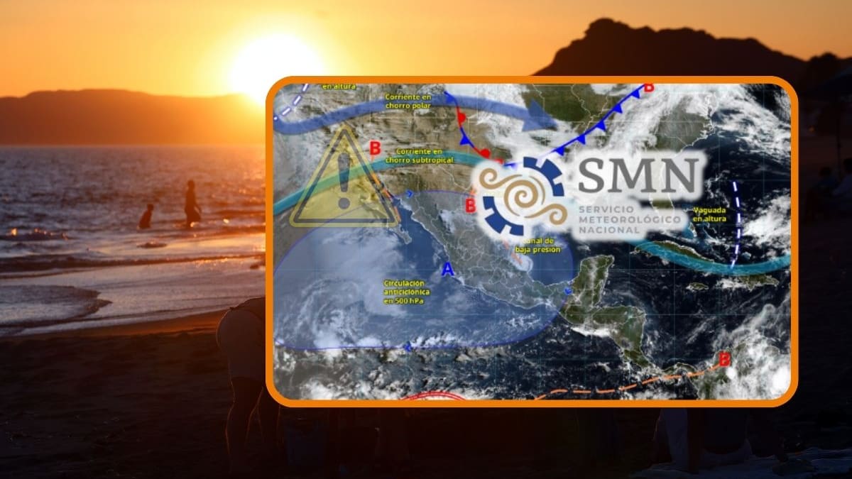 SMN advierte que estas ciudades se ‘sofocarán’ por una fuerte ola de calor con temperaturas de hasta 45 °C, además habrá chubascos y fuertes vientos de hasta 80 km/h con tolvaneras en estas zonas