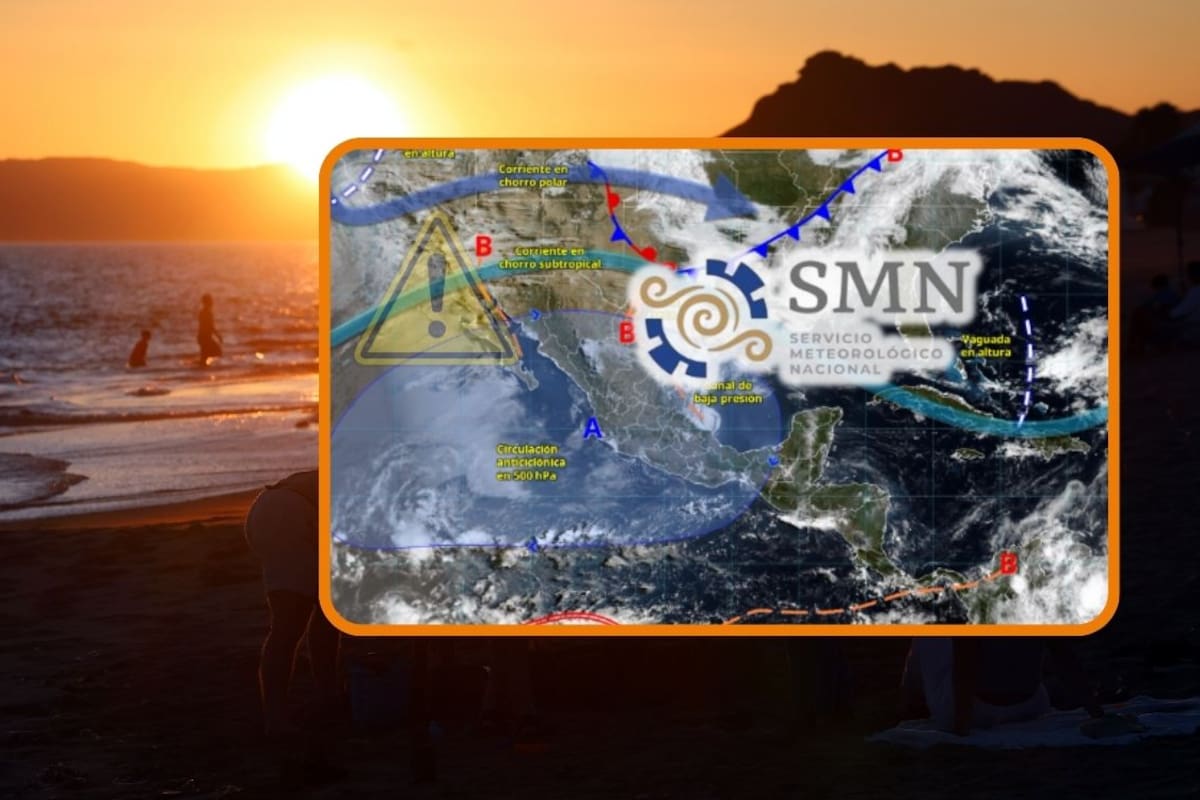 SMN alerta por calor sofocante, tolvaneras y fuertes vientos para lunes y martes, mientras persiste onda de calor con temperaturas de hasta 45 °C en estas partes de México