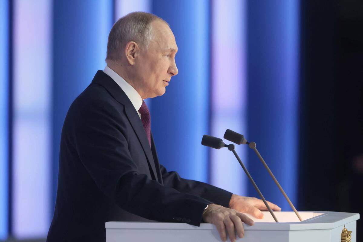 El presidente ruso, Vladímir Putin, en una imagen del 21 de febrero de 2023. EFE/EPA/MIKHAIL METZEL / SPUTNIK / KREMLIN POOL MANDATORY CREDIT