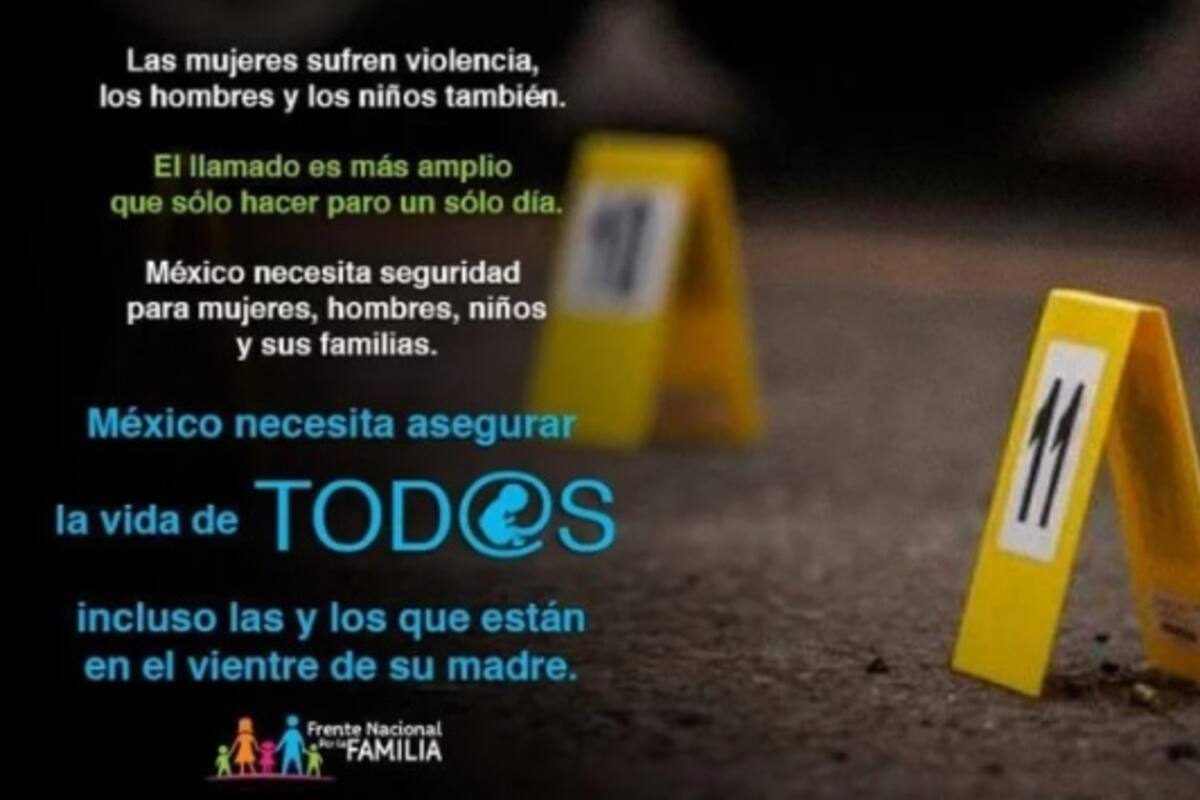 Familias Fuertes Unidas rechaza paro nacional “Un día sin nosotras”