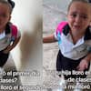 “Creía que su ‘maeta’ vivía en el salón.”: niña llora porque va a llegar tarde el primer día de clases