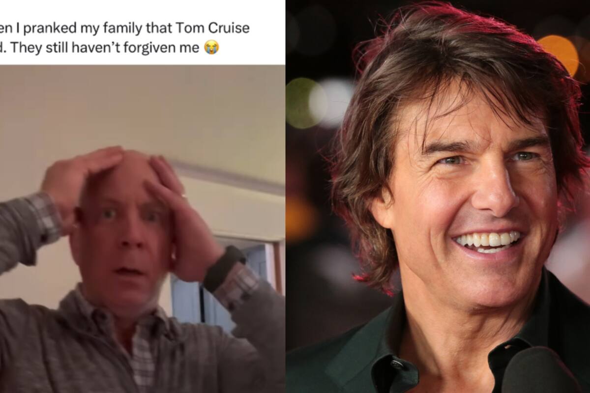 “Oh, por Dios, ¡Tom Cruise ha muerto!”: Joven le hace una broma a su familia y se vuelve viral