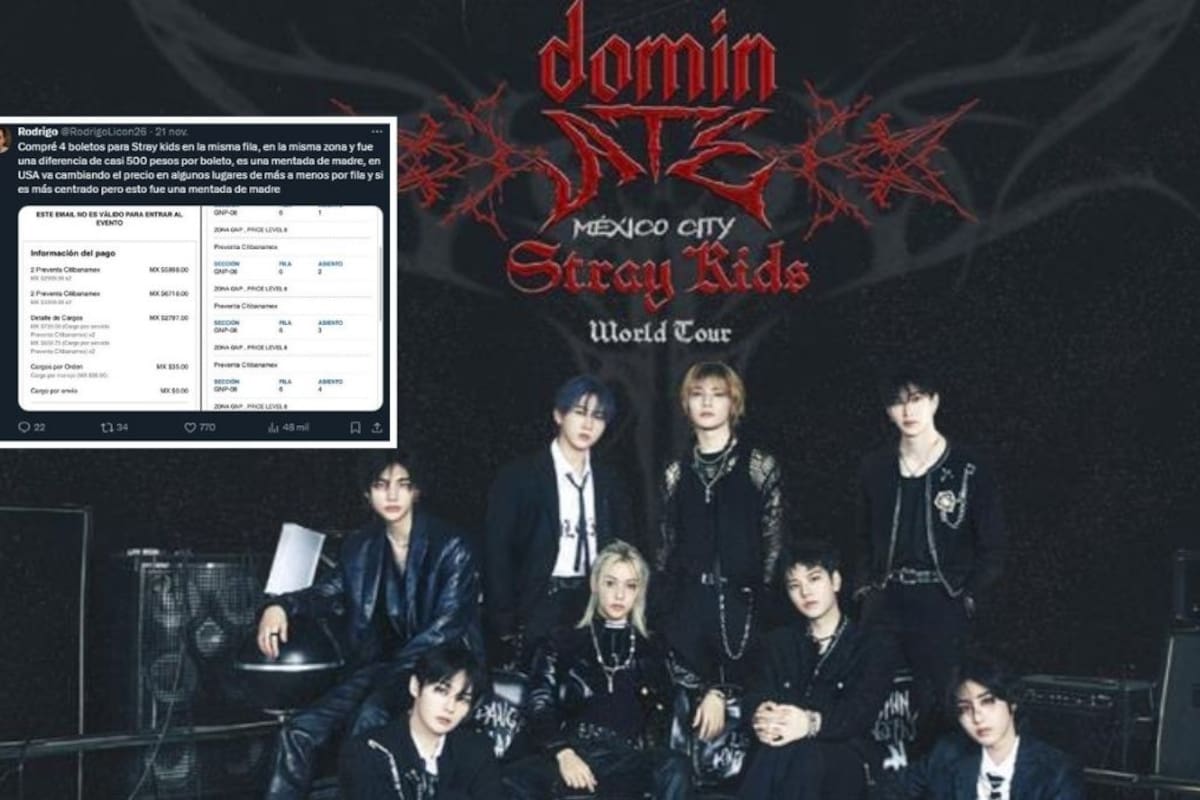Fans de Stray Kids reportan  irregularidades en los precios de los boletos para la gira ‘dominATE’ en México