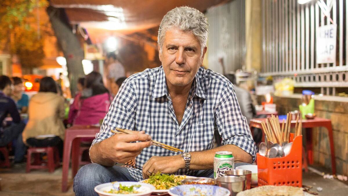 Anthony Bourdain (1956 - 2018) / Cuenta de X: @DiscussingFilm