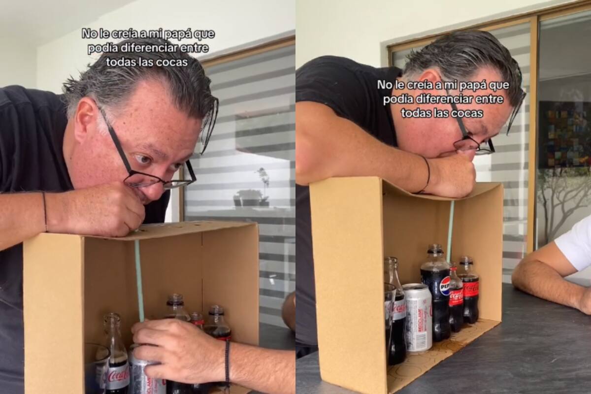 Hombre impacta en TikTok por su increíble talento en identificar los diferentes sabores de Coca-Cola