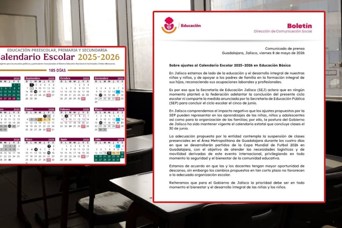 Secretaría de Educación de Jalisco rechaza adelantar el fin del ciclo escolar al 5 de junio y buscan mantener clases hasta el 30 de junio