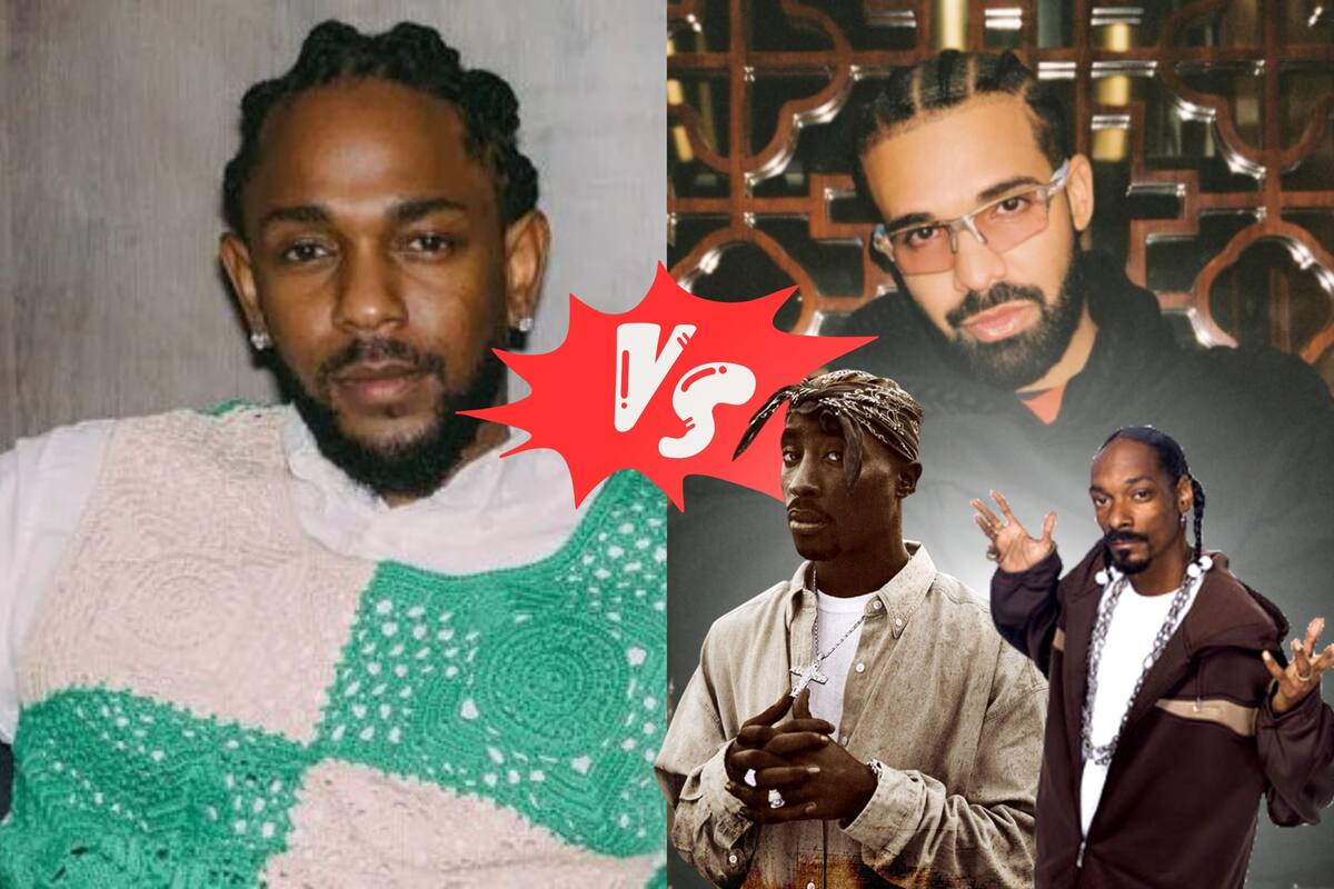 Drake utiliza IA para una nueva tiradera contra Kendrick Lamar: recrea las voces de Tupac y Snoop Dogg