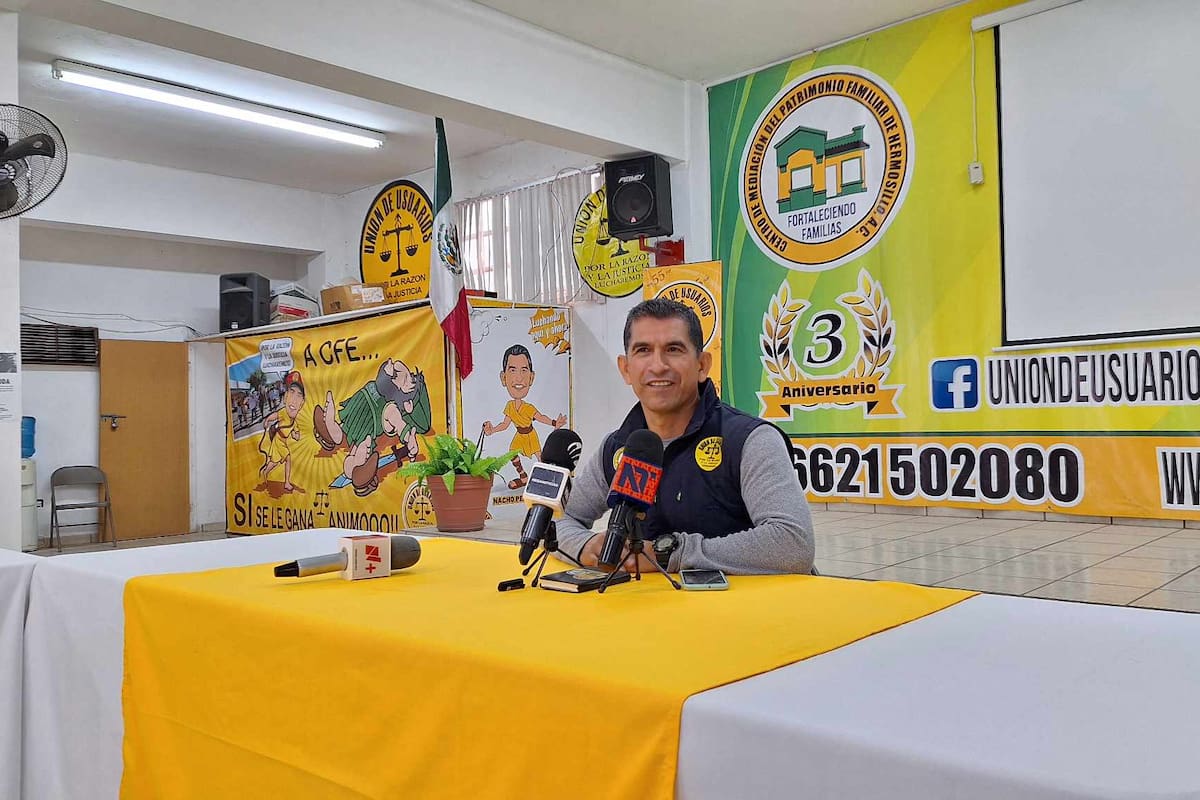 Se realizará mitín en marzo sobre ampliación del subsidio en Sonora: Unión de Usuarios