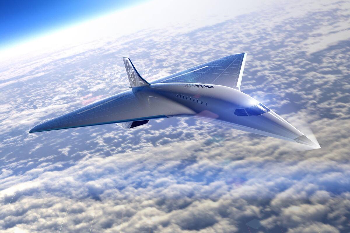 Lanzarán avión supersónico que reducirá 5 veces el tiempo de vuelo
