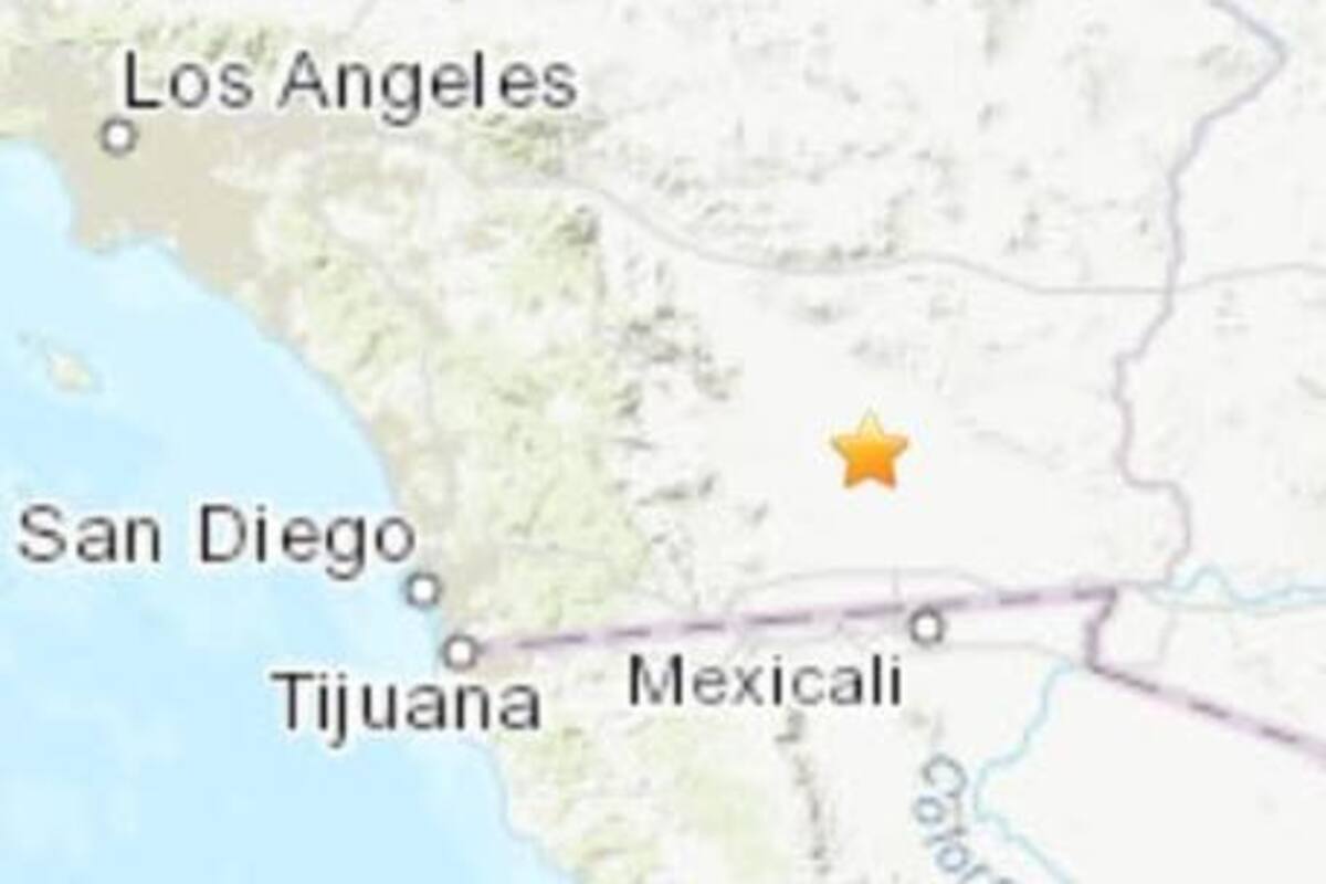Sacude enjambre de sismos al Sur de California y Mexicali