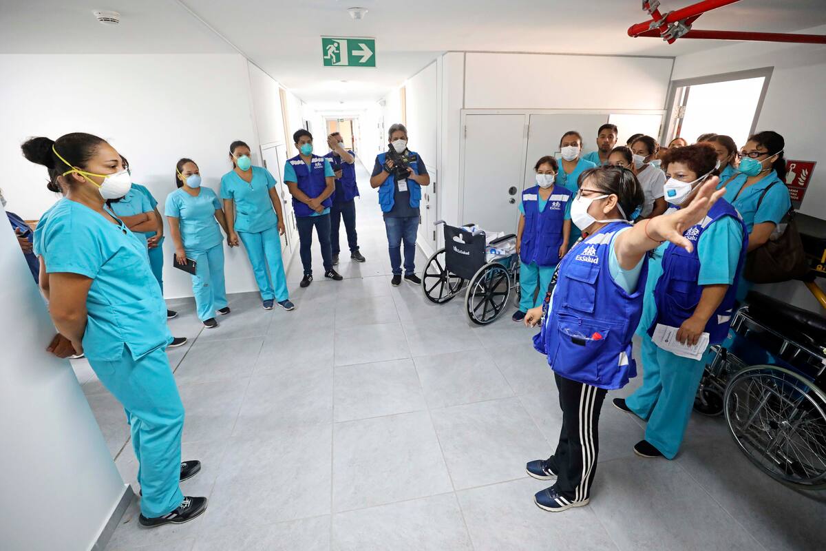 Convierten Villa de Lima 2019 en hospital para enfermos por Covid-19 en Perú