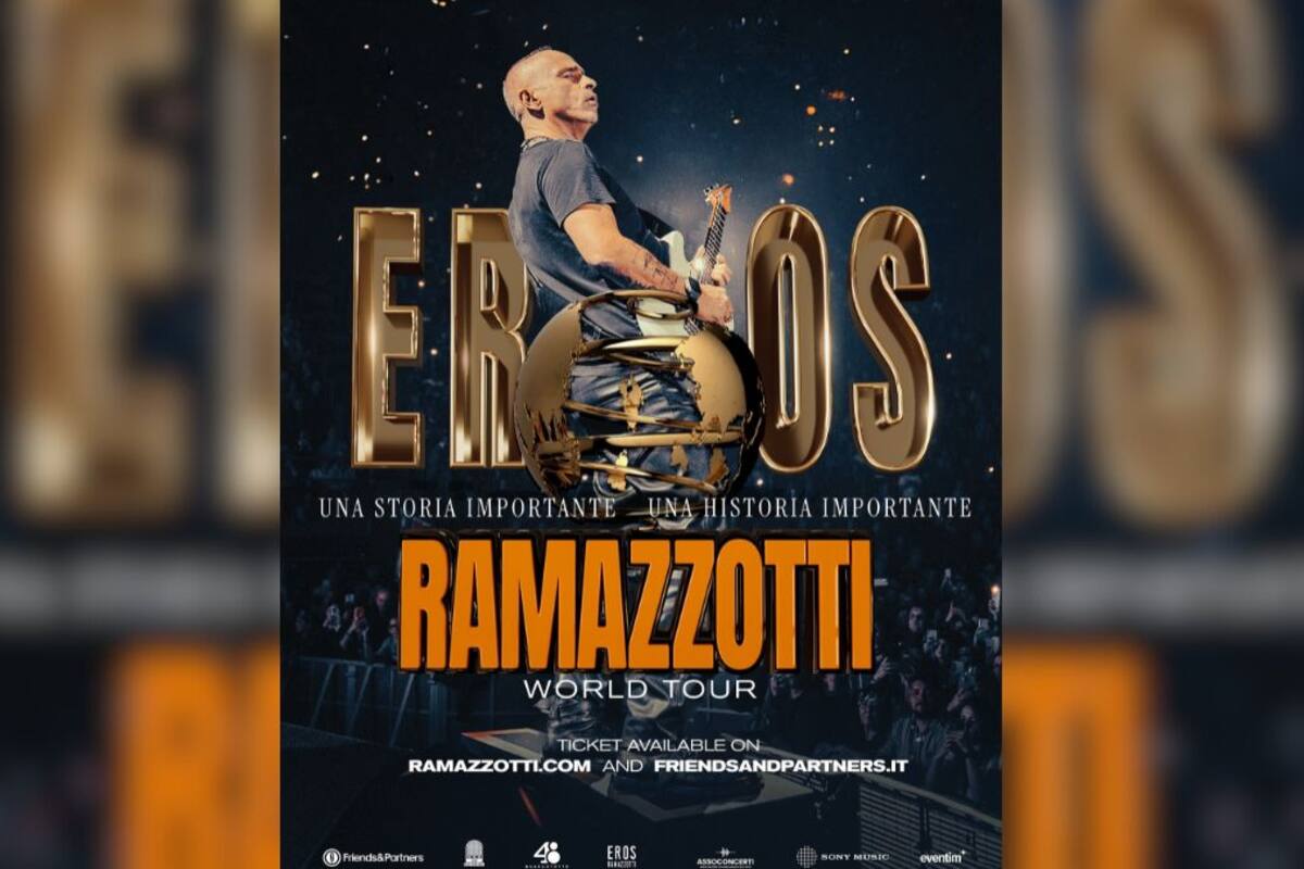 Eros Ramazzotti anuncia gira en México como parte de “Una historia importante World Tour”