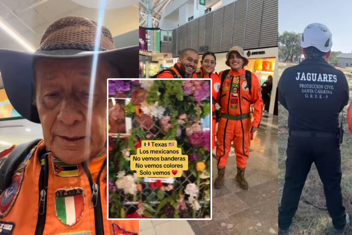 Lanzan flores a topos mexicanos que ayudan en inundaciones en Texas; se viralizan videos en TikTok
