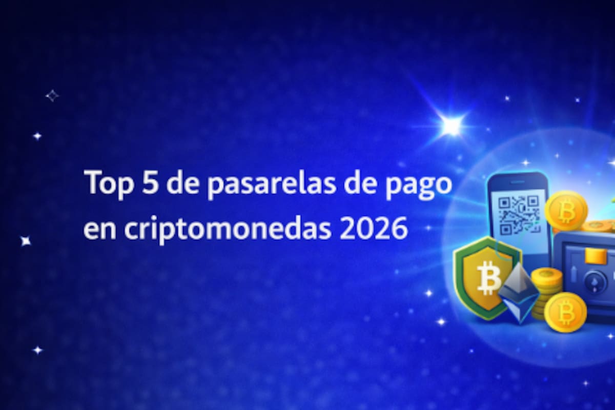 Top 5 de pasarelas de pago en criptomonedas 2026
