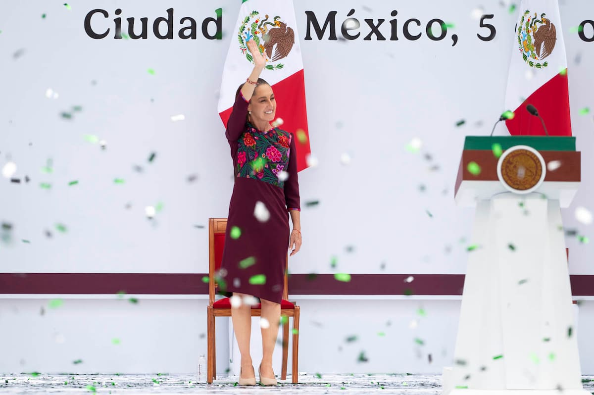 Cuauhtémoc, Ciudad de México, México, 5 de octubre de 2025. La doctora Claudia Sheinbaum Pardo, presidenta Constitucional de los Estados Unidos Mexicanos. La transformación avanza. Zócalo de la Ciudad de México. Cuauhtémoc, Ciudad de México, México, 5 de octubre de 2025. La doctora Claudia Sheinbaum Pardo, presidenta Constitucional de los Estados Unidos Mexicanos. La transformación avanza. Zócalo, Ciudad de México. Foto: Presidencia