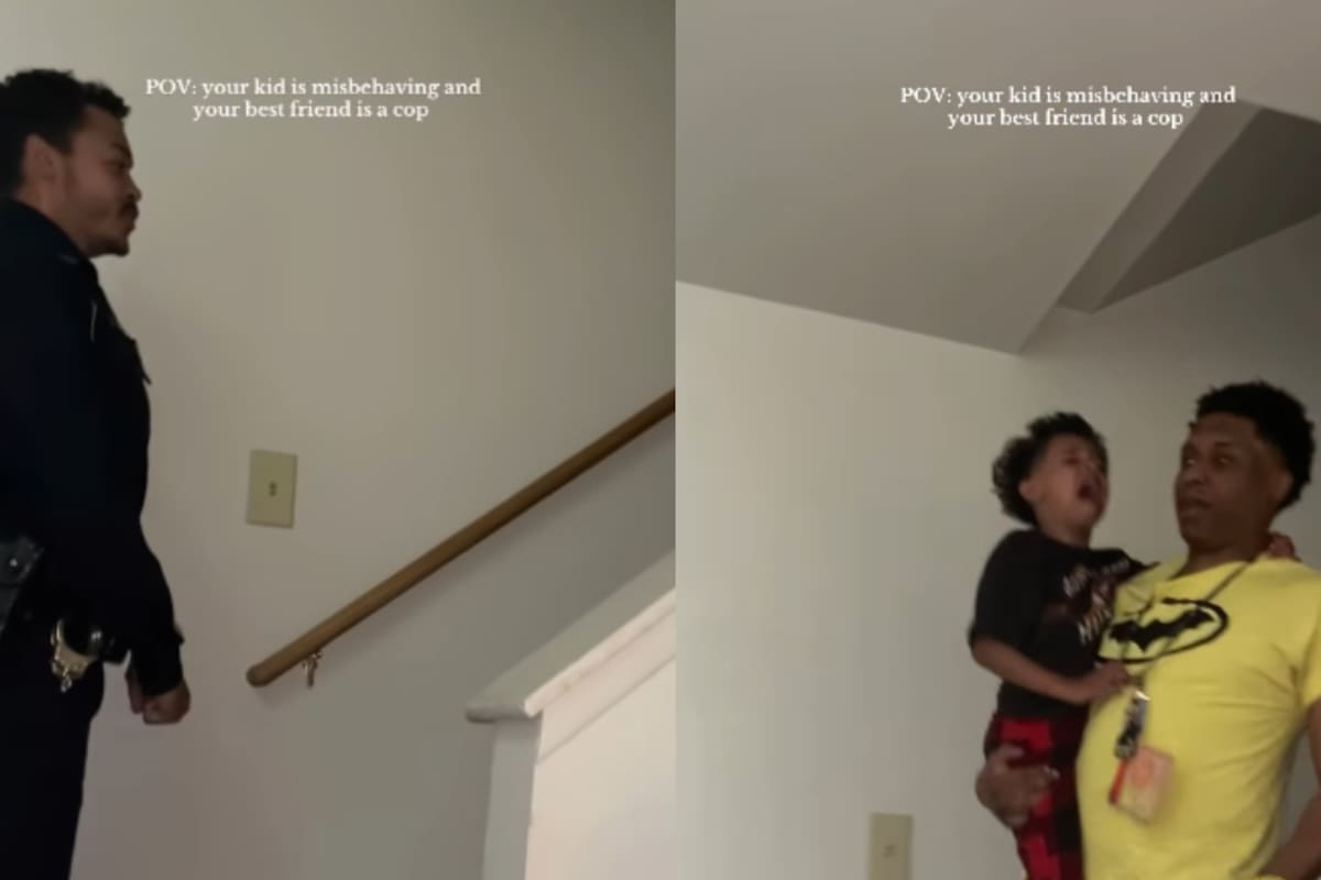 “El niño vio su vida pasar”: hombre llama a su amigo policía para que arreste a su hijo pequeño por hacer travesuras