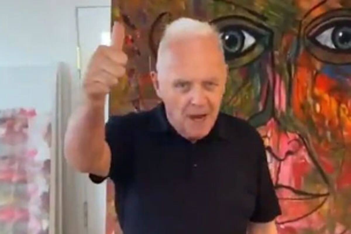 Anthony Hopkins se une a TikTok; reta a Stallone y Schwarzenegger