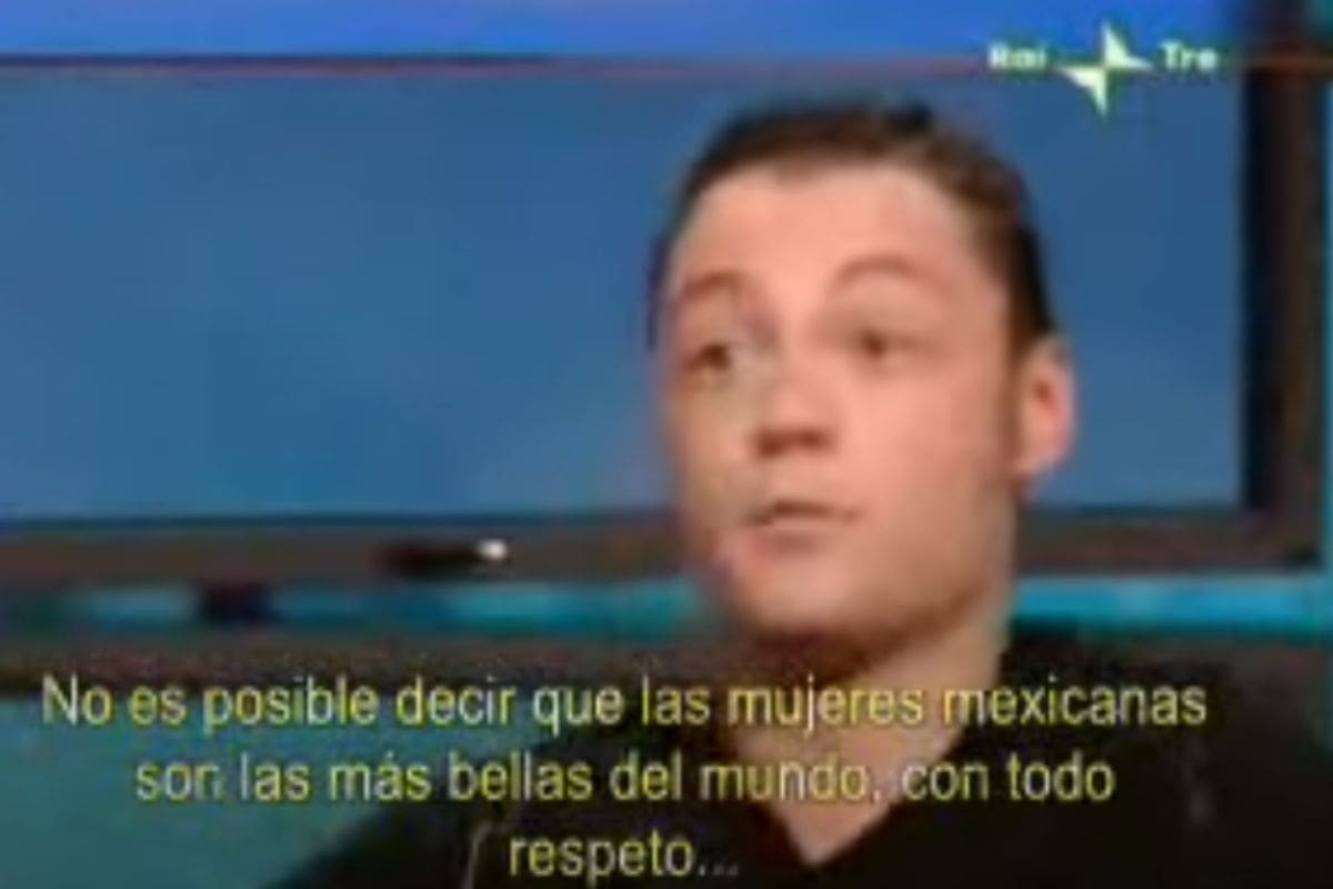 Esta es la entrevista donde Tiziano Ferro habló mal de las mexicanas y sus bigotes