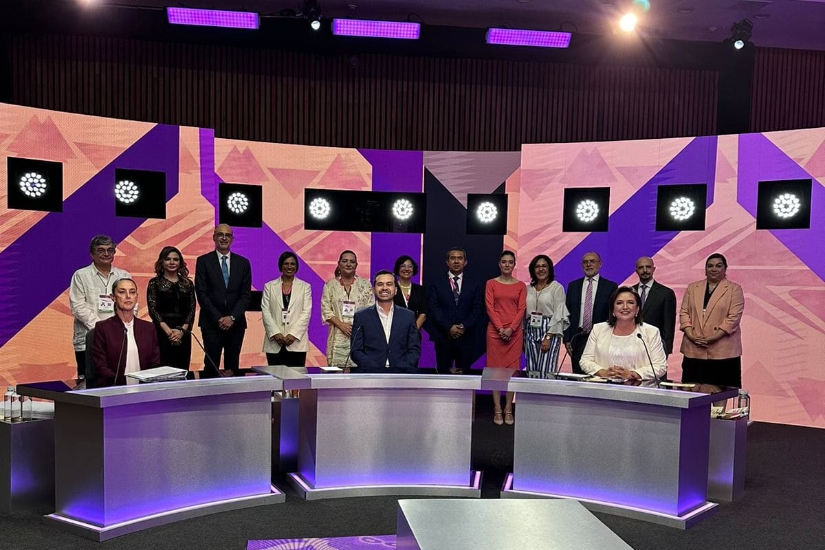 Debate INE: Claudia Sheinbaum y Jorge Álvarez Máynez acorralan a Xóchitl Gálvez, según Reforma
